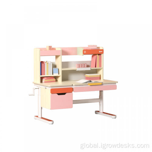Children's Table Wooden Study Desk Chair igrow height adjustable home office study desk Factory